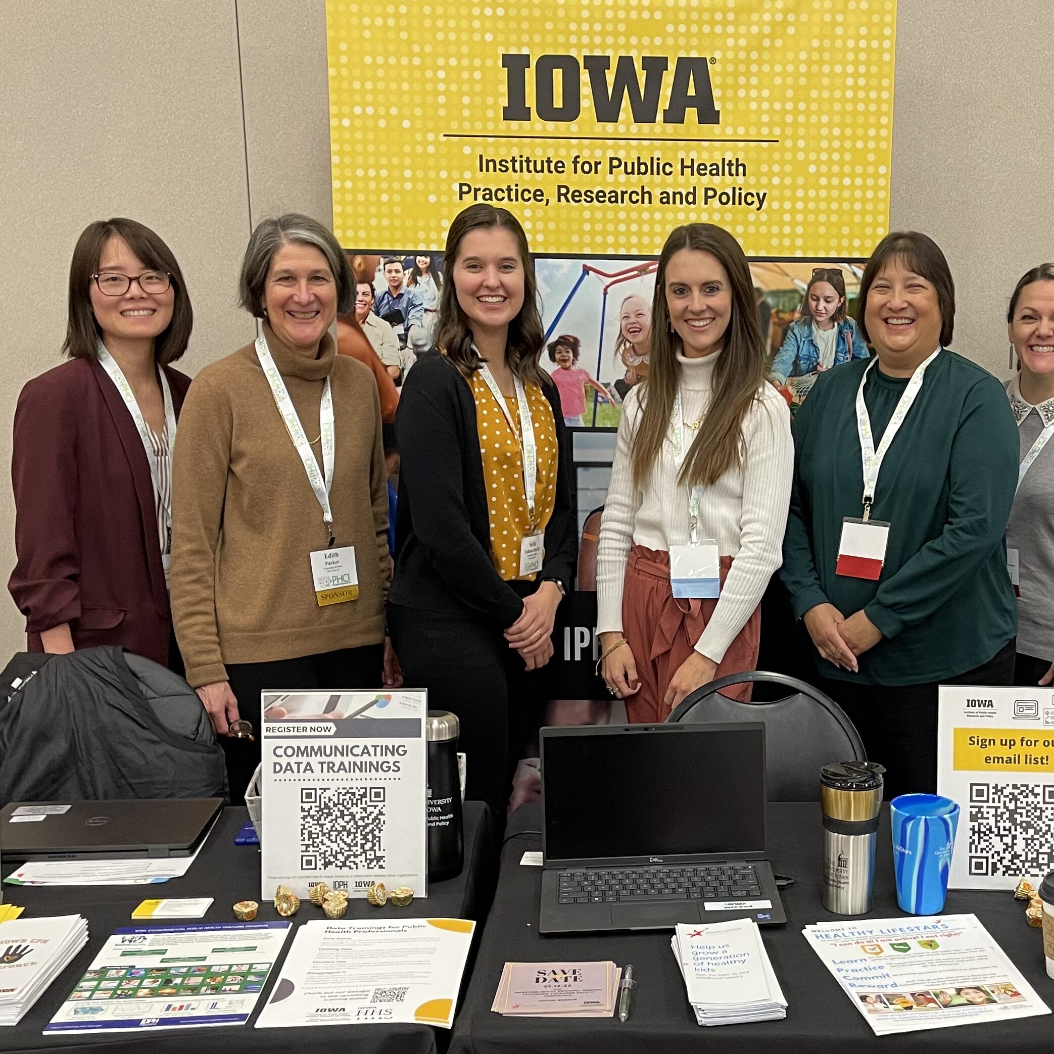 Grace Bao, Edith Parker, Sofie Dollison-McGill, Josie Hentzen, Mary Kosobucki, Dena Fife, and Vickie Miene.